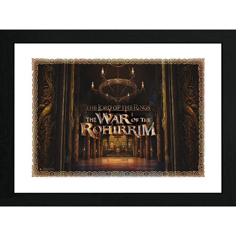 Ringenes Herre Innrammet Bilde 30 x 40 cm Throne - Supernerds