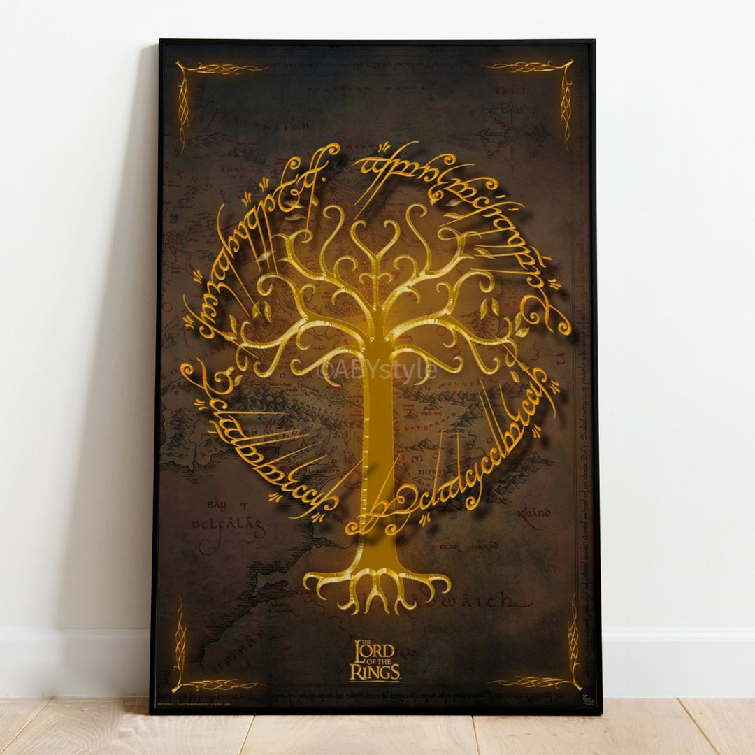 Ringenes Herre Plakat White Tree - Supernerds