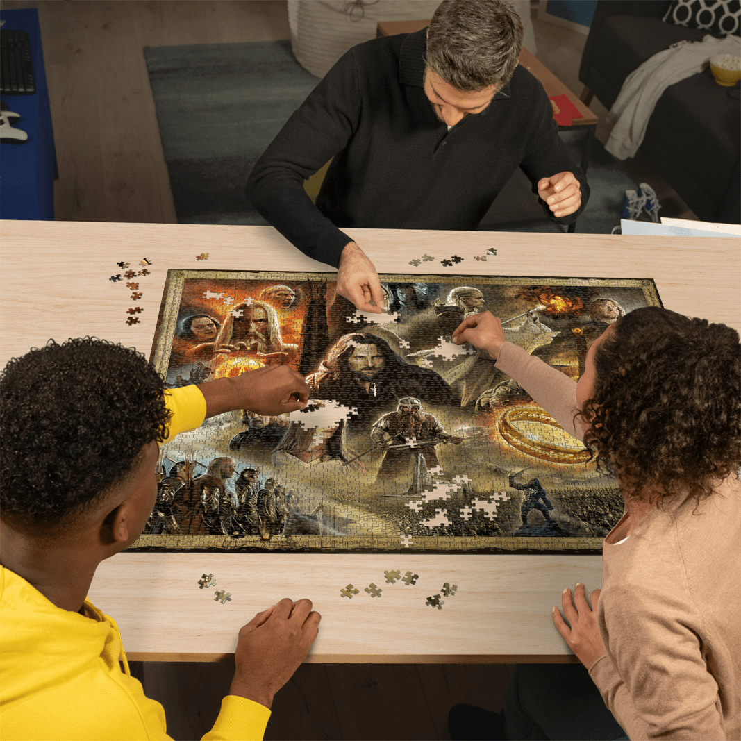 Ringenes Herre Puslespill 2000 brikker The Two Towers - Supernerds