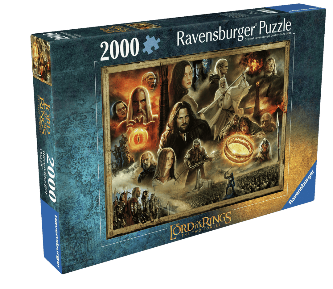 Ringenes Herre Puslespill 2000 brikker The Two Towers - Supernerds