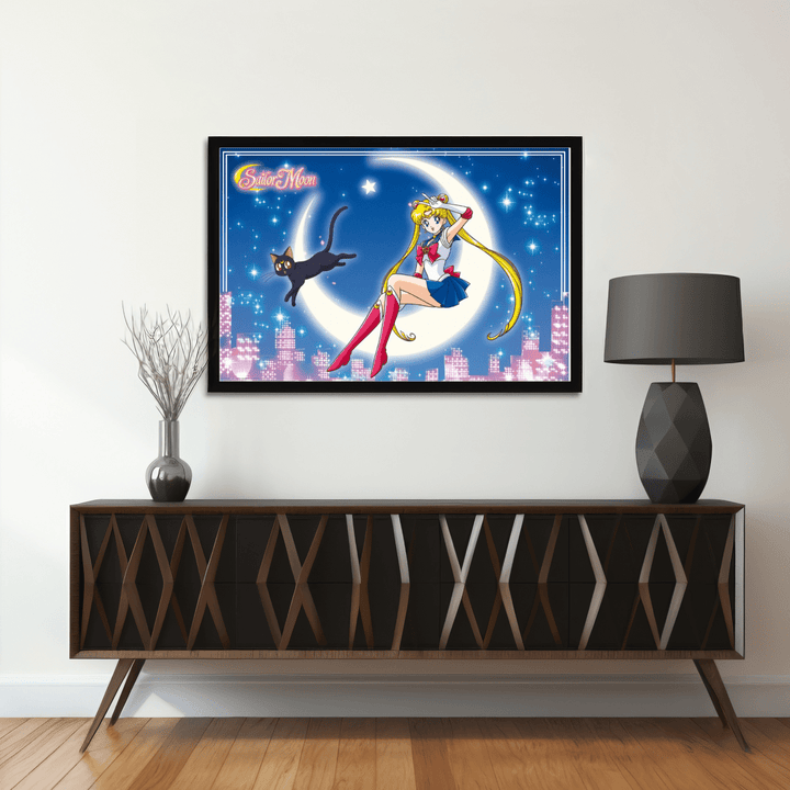 Sailor Moon Plakat Luna - Supernerds