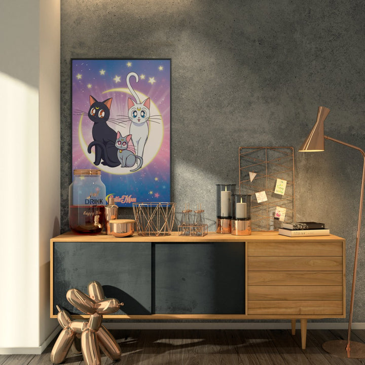 Sailor Moon Plakat Luna, Artemis & Diana - Supernerds