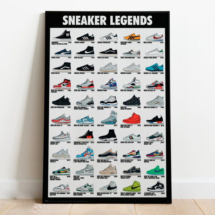 Sneaker Legends Plakat - Supernerds