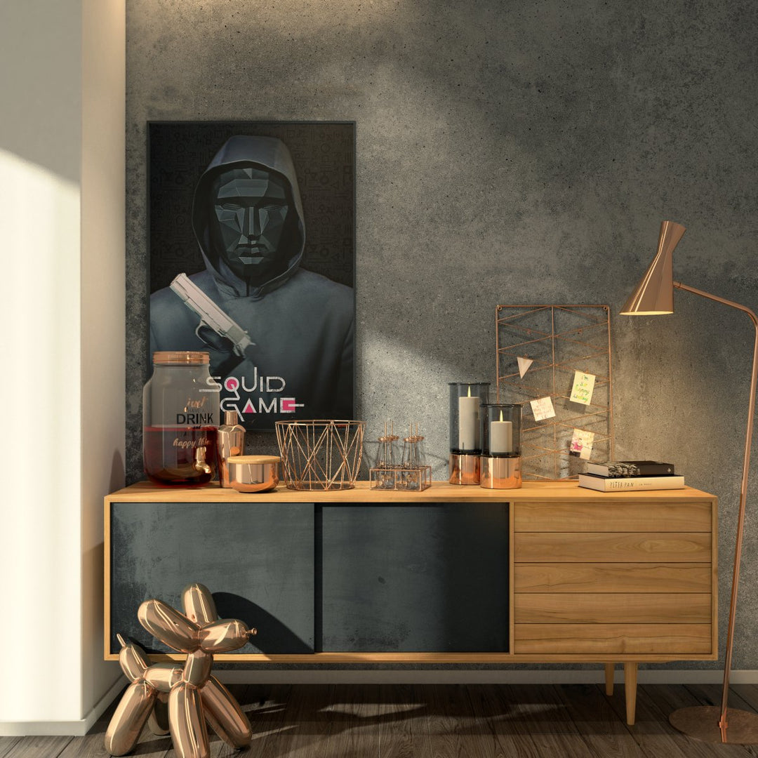 Squid Game Plakat Mask Man - Supernerds