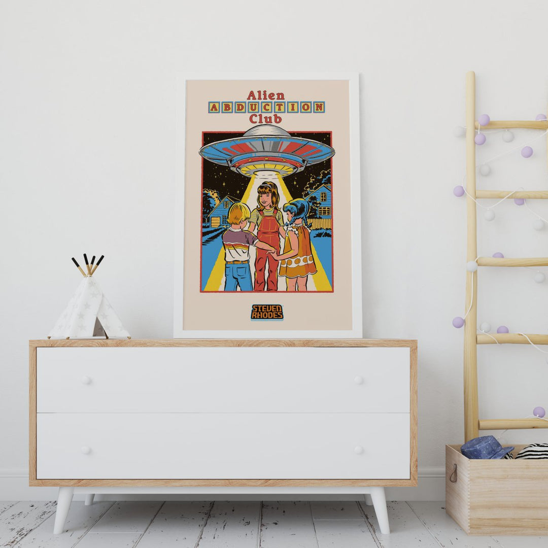 Steven Rhodes Plakat Alien Abduction - Supernerds