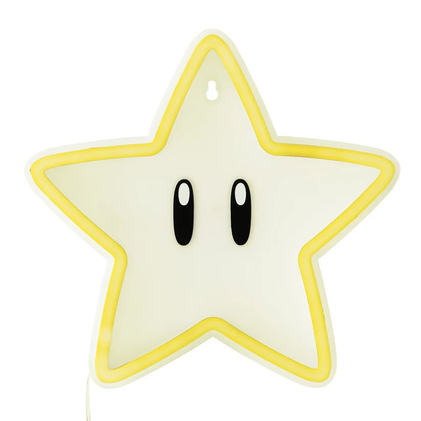 Super Mario Lampe Super Star Neon - Supernerds