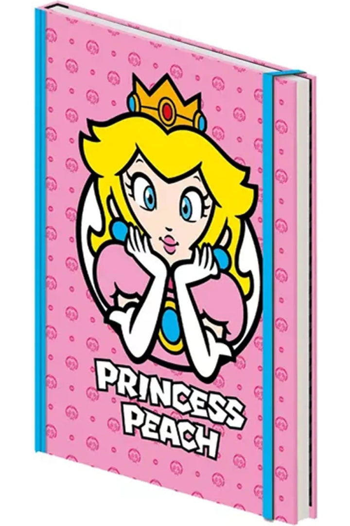 Super Mario Notatbok A5 Peach - Supernerds