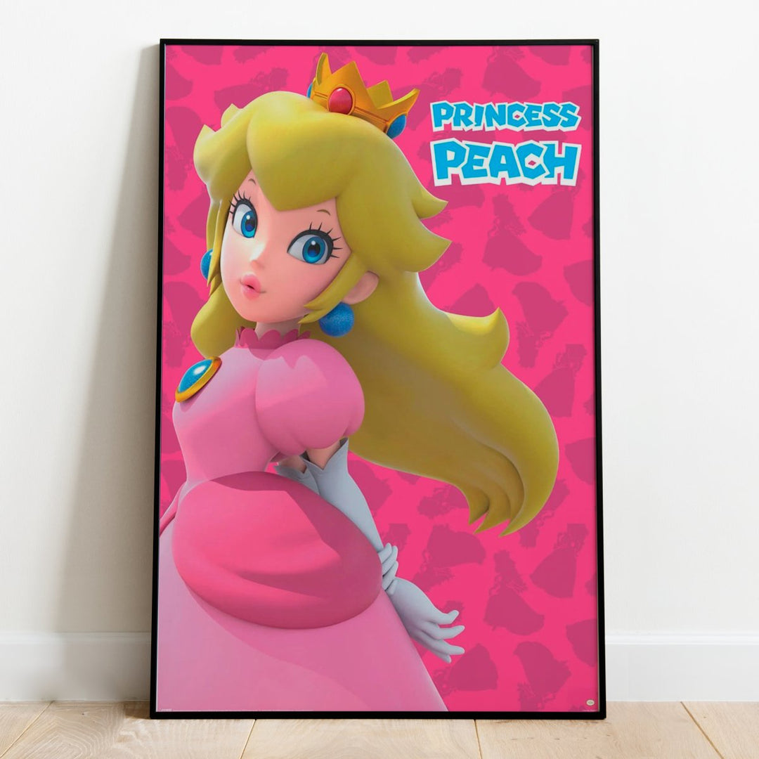 Super Mario Plakat Princess Peach - Supernerds