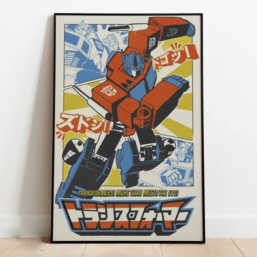 Transformers Plakat Optimus Prime Manga - Supernerds