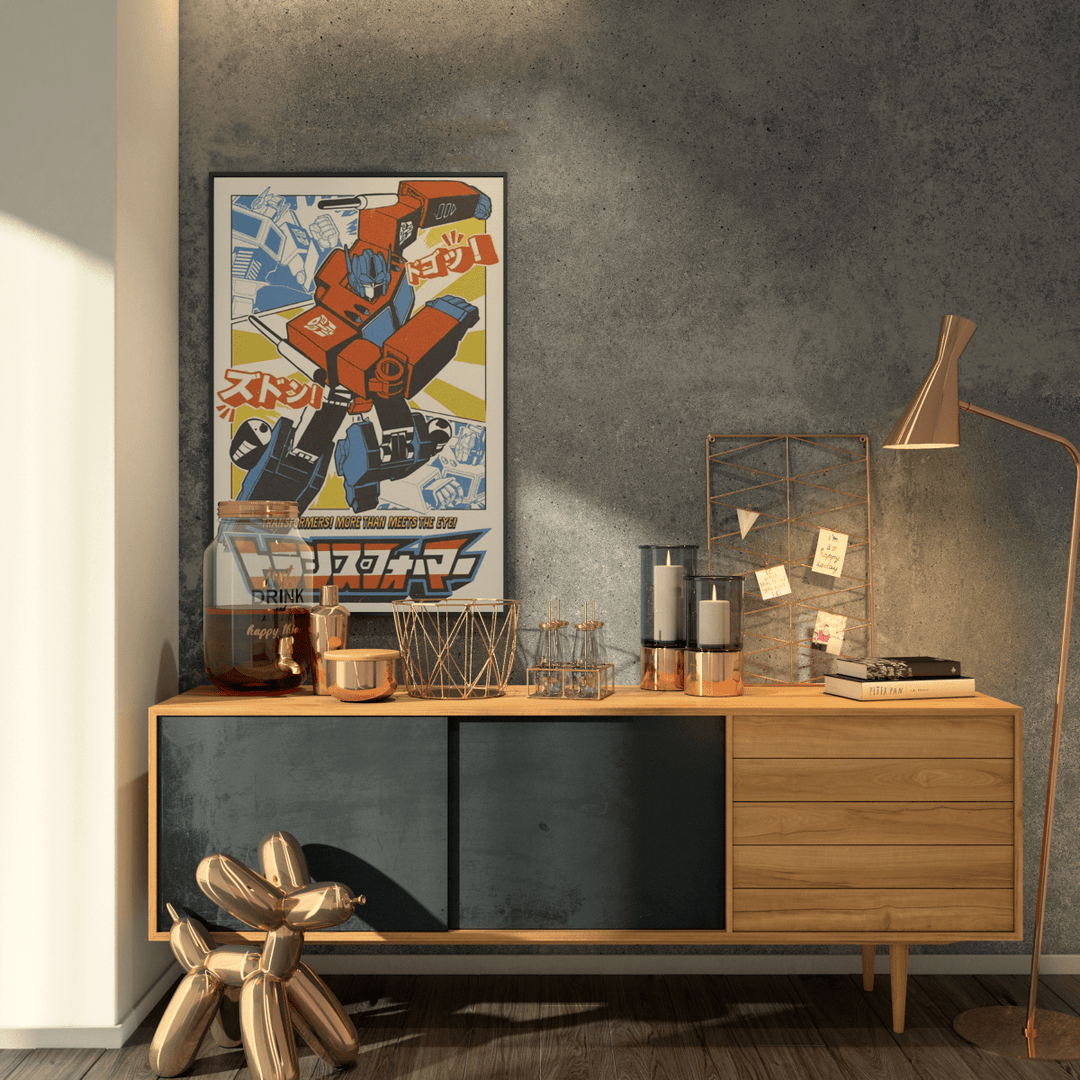 Transformers Plakat Optimus Prime Manga - Supernerds