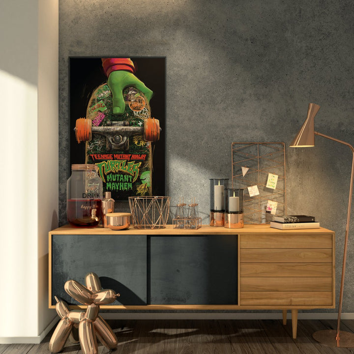 Turtles Plakat Mutant Mayhem Skate Board - Supernerds
