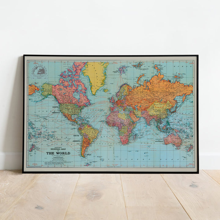 Verdenskart Plakat - Supernerds