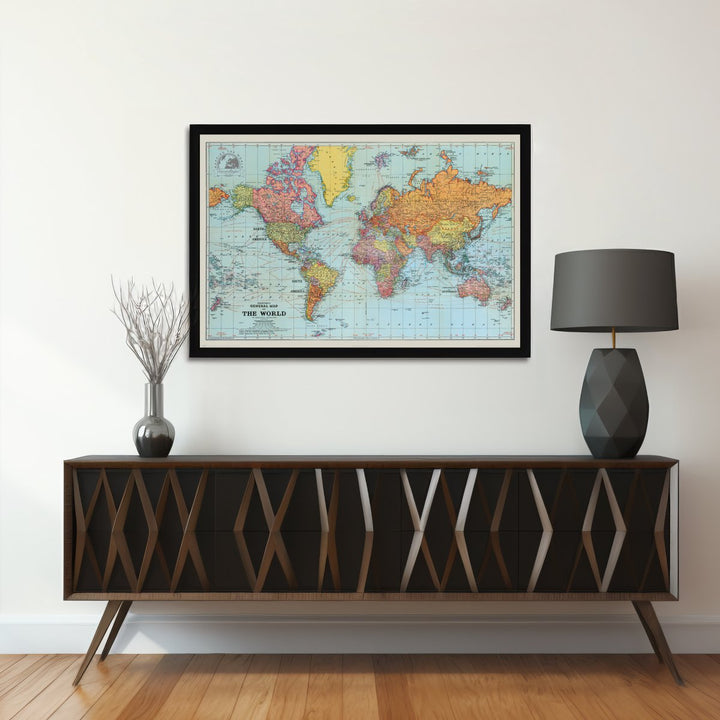 Verdenskart Plakat - Supernerds