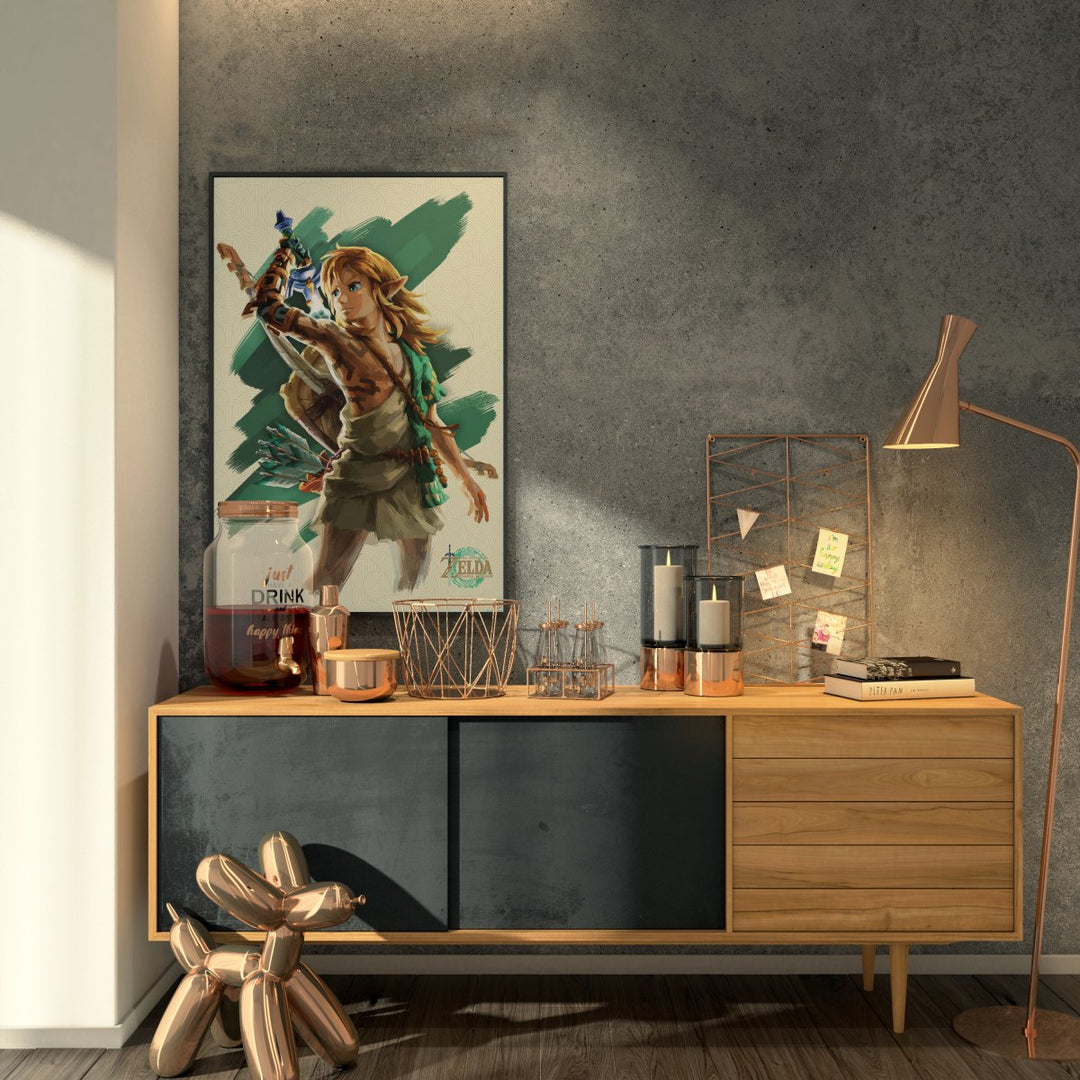 Zelda Plakat Tears of The Kingdom Link Unleashed - Supernerds