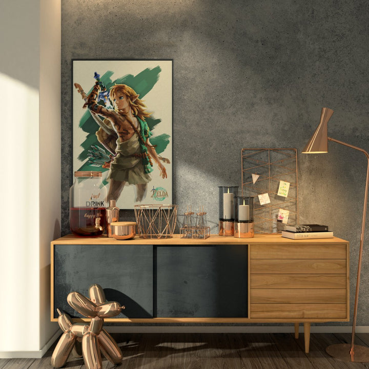 Zelda Plakat Tears of The Kingdom Link Unleashed - Supernerds