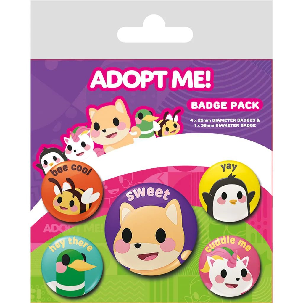 Adopt Me Pins 5-pk - Supernerds