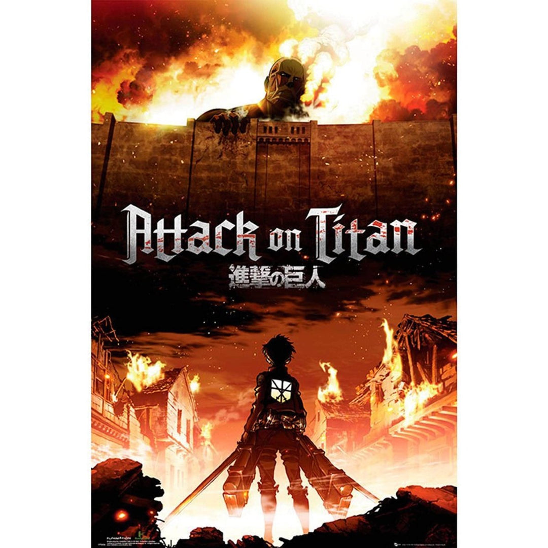 Attack On Titan Plakat Key Art - Supernerds