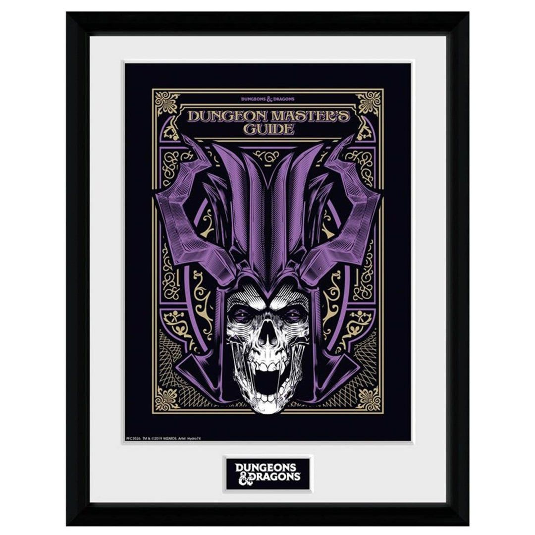 Dungeons and Dragons Innrammet Bilde 30 x 40 cm Master's Guide - Supernerds