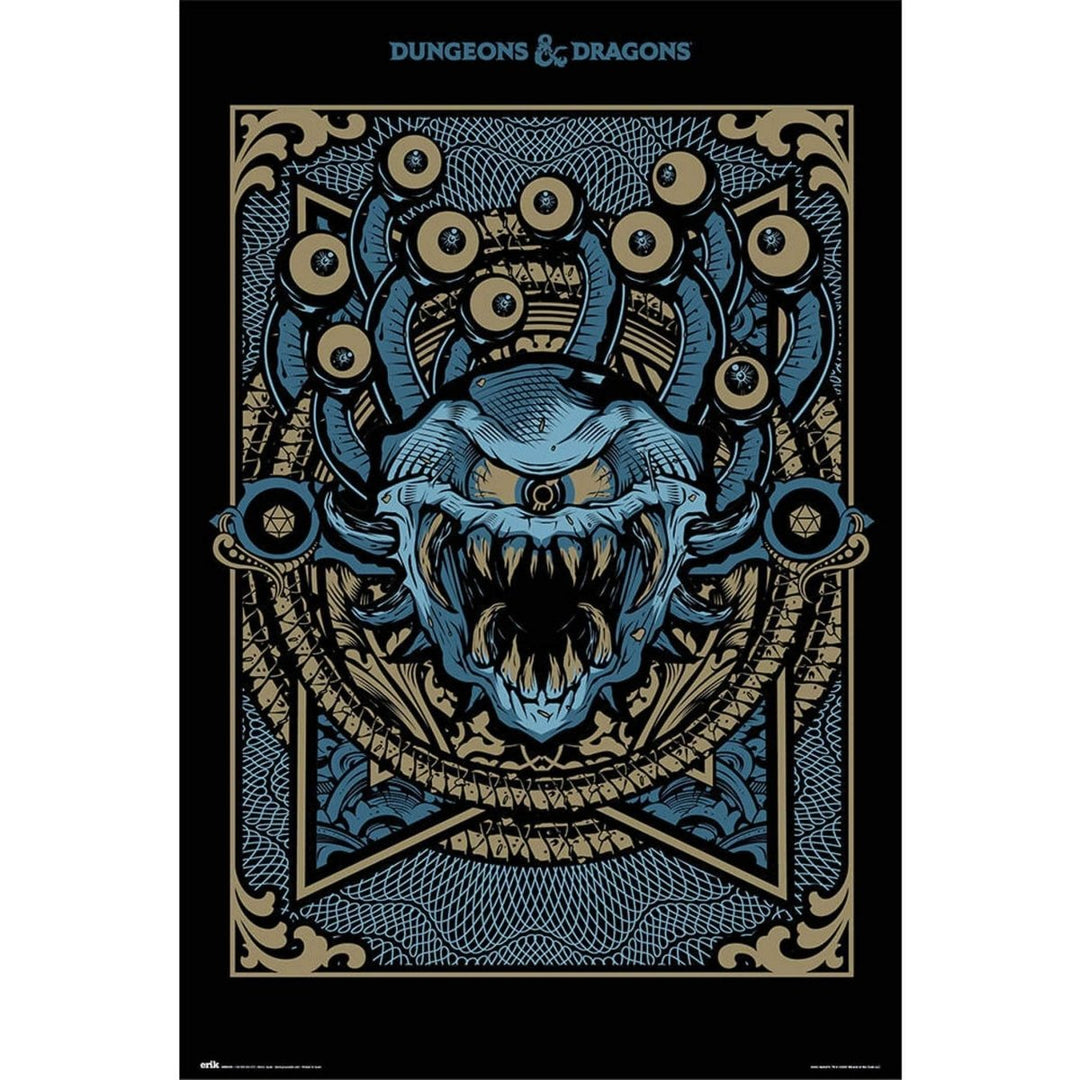 Dungeons and Dragons Plakat Monster Manual - Supernerds
