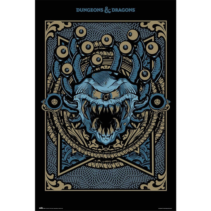 Dungeons and Dragons Plakat Monster Manual - Supernerds