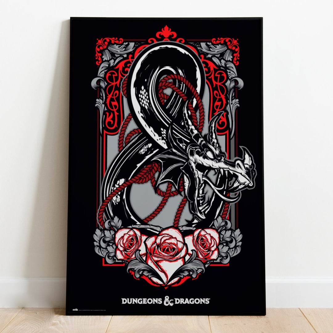 Dungeons and Dragons Plakat Rose Dragon - Supernerds