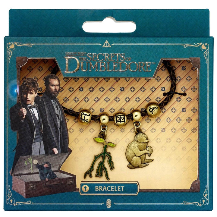 Fabeldyr Armbånd Lær Niffler og Bowtruckle - Supernerds