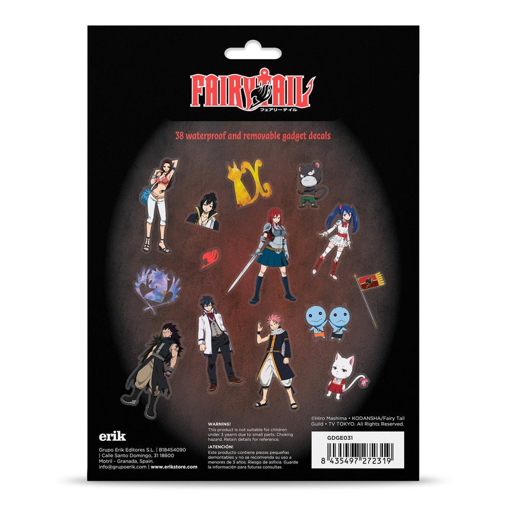 Fairy Tail Klistremerker 38-pk - Supernerds
