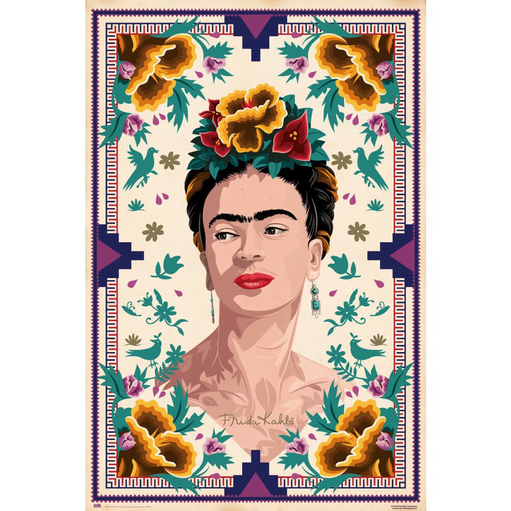 Frida Kahlo Portrett Plakat - Supernerds