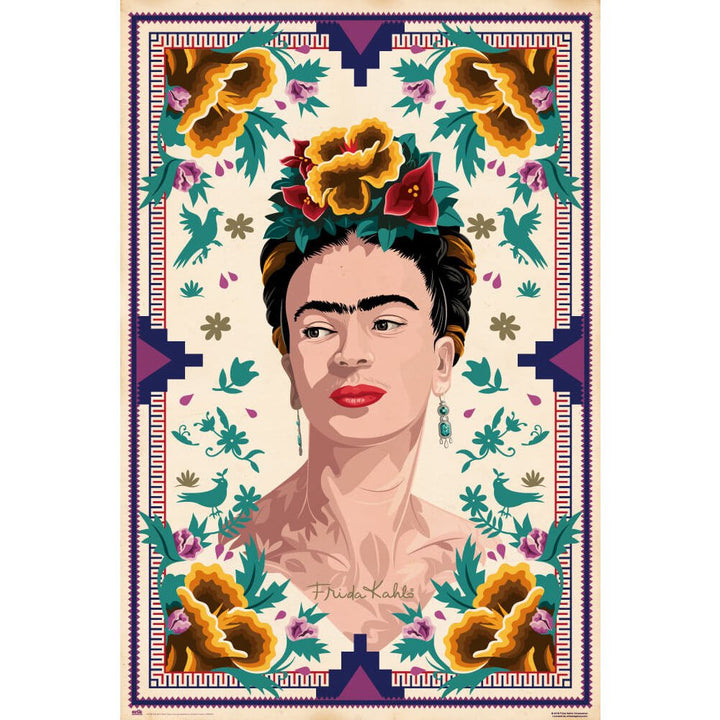 Frida Kahlo Portrett Plakat - Supernerds