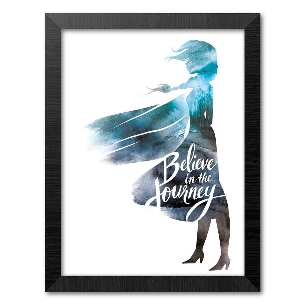 Frost 2 Innrammet Kunsttrykk 30 x 40 cm Believe In The Journey - Supernerds