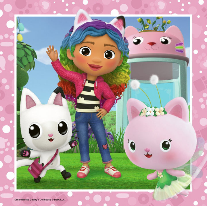 Gabby's Dukkehus Puslespill 49 brikker 3-pk - Supernerds