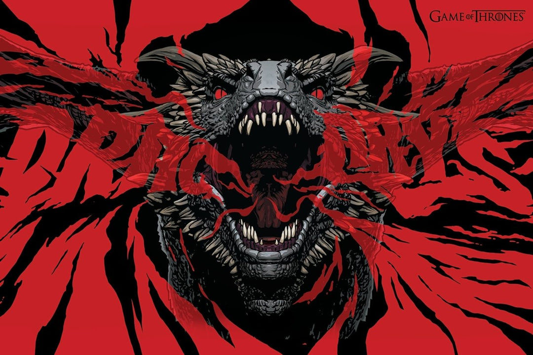 Game of Thrones Plakat Dracarys - Supernerds