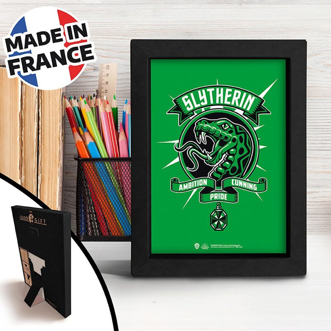 Harry Potter Innrammet Bilde 15x20 Slytherin - Supernerds
