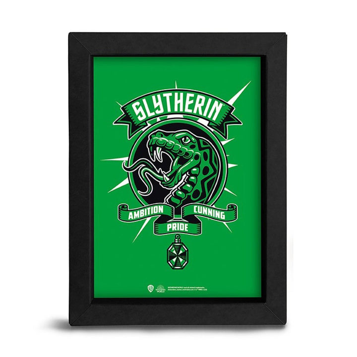 Harry Potter Innrammet Bilde 15x20 Slytherin - Supernerds