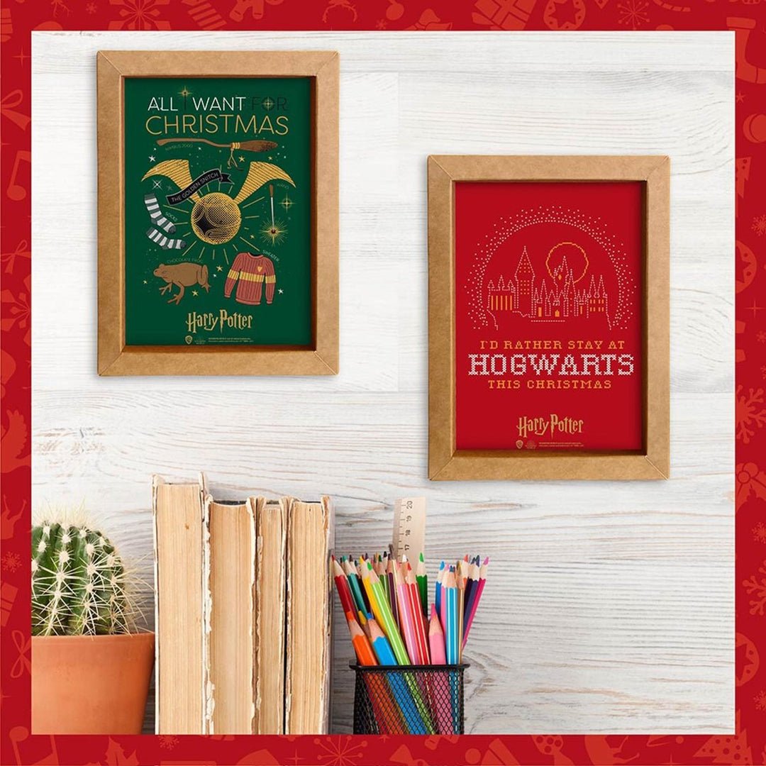 Harry Potter Innrammet Bilde 15x20 Symbols Christmas - Supernerds
