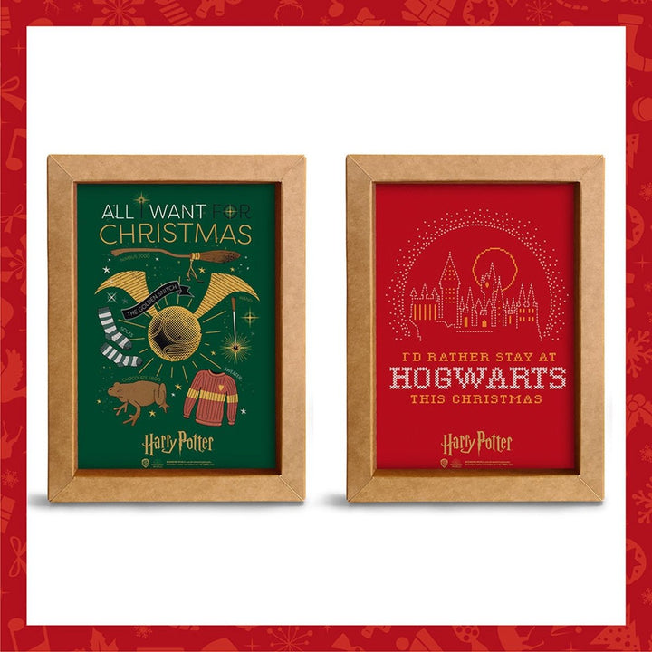 Harry Potter Innrammet Bilde 15x20 Symbols Christmas - Supernerds
