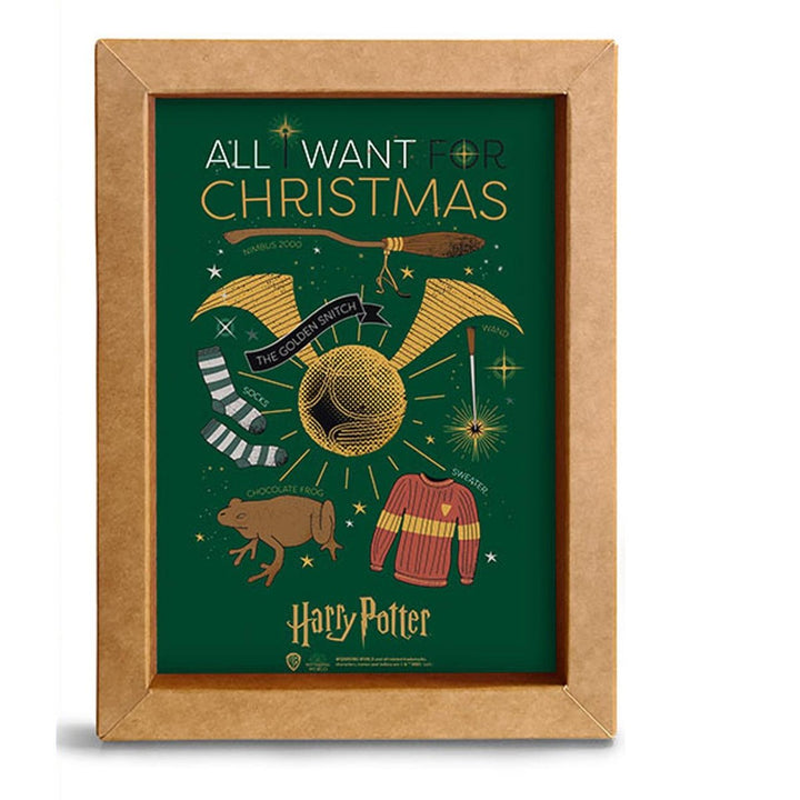 Harry Potter Innrammet Bilde 15x20 Symbols Christmas - Supernerds