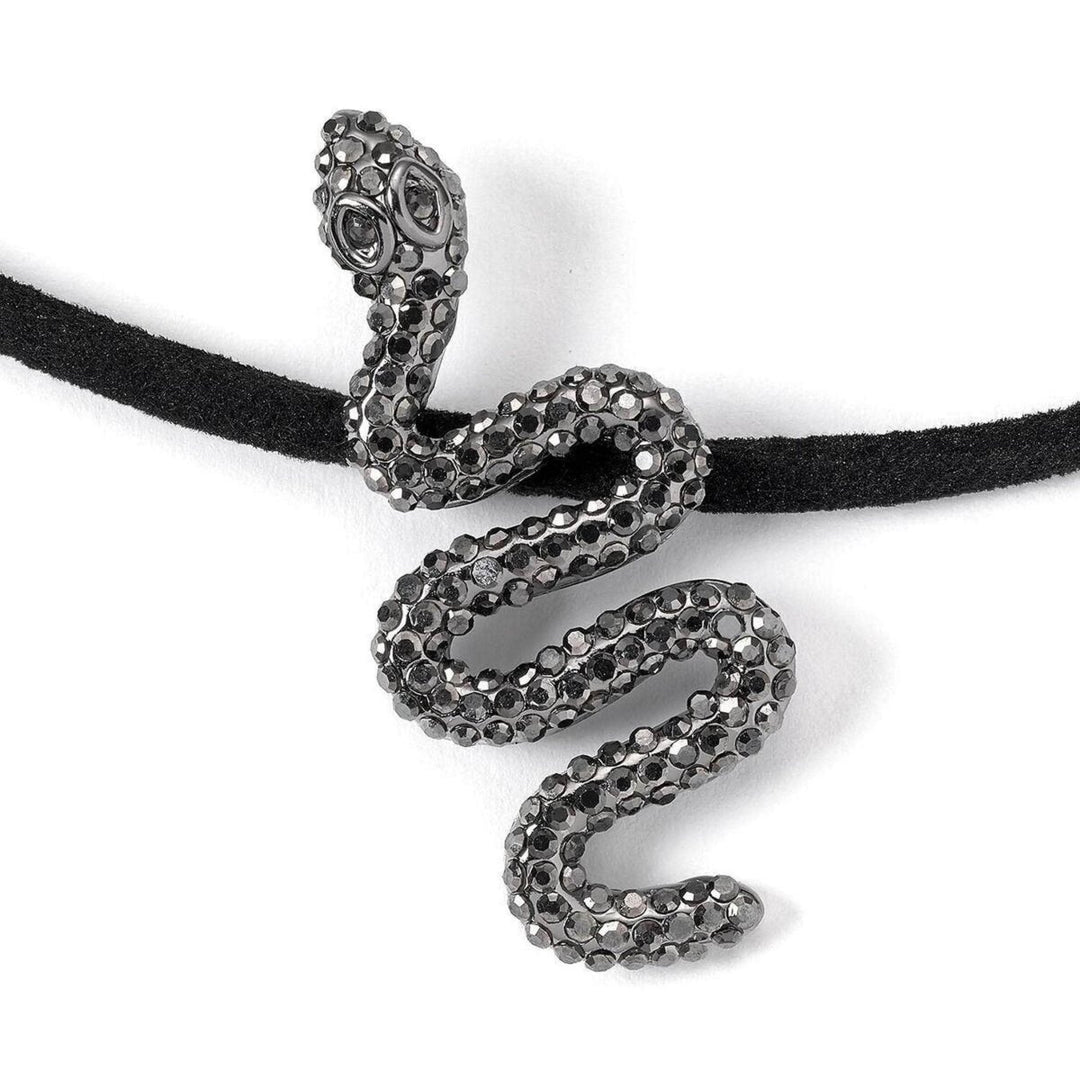 Harry Potter Smykke Choker Nagini Sort Krystall - Supernerds
