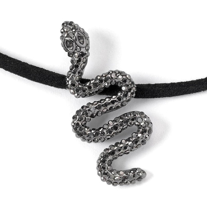 Harry Potter Smykke Choker Nagini Sort Krystall - Supernerds