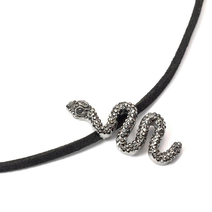 Harry Potter Smykke Choker Nagini Sort Krystall - Supernerds