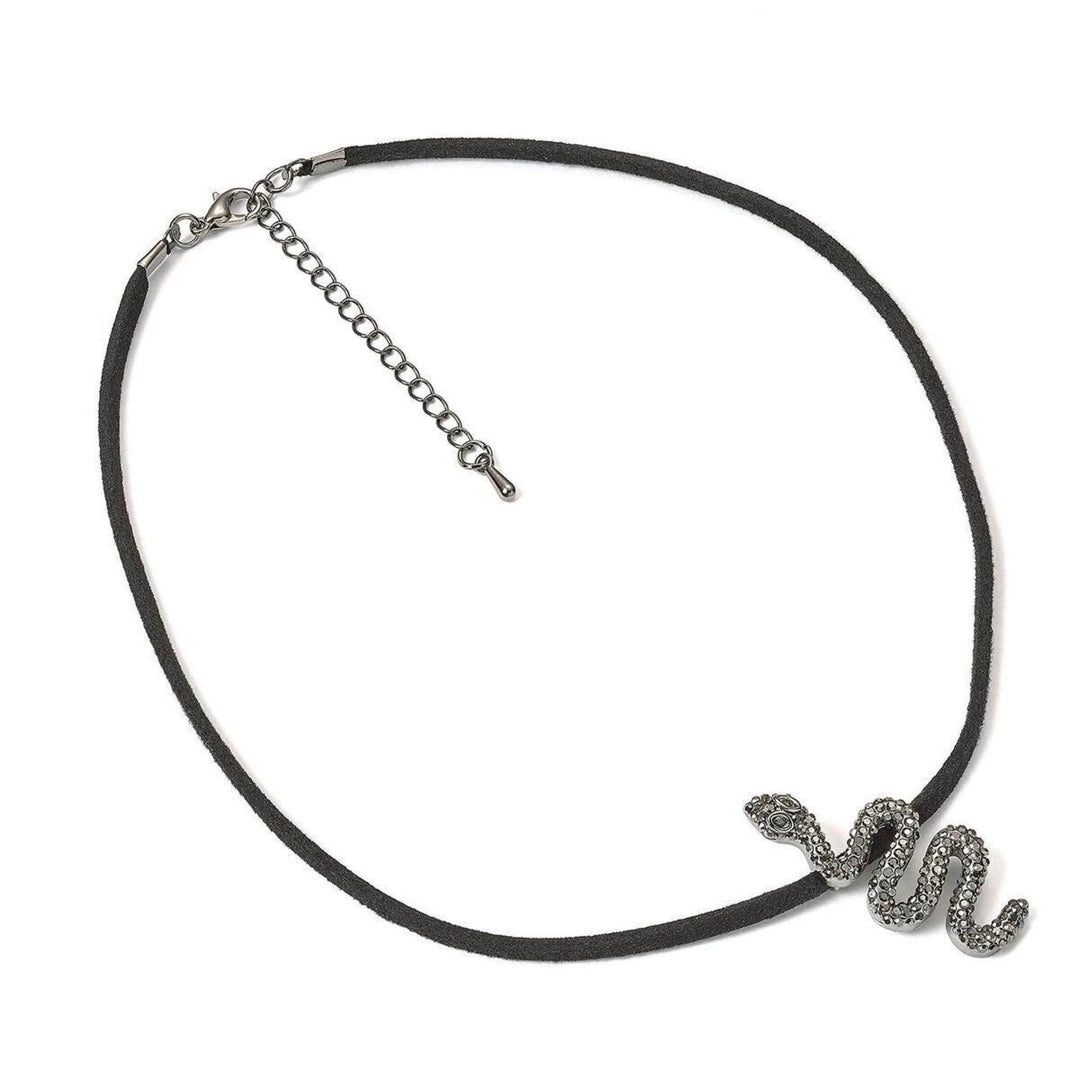 Harry Potter Smykke Choker Nagini Sort Krystall - Supernerds