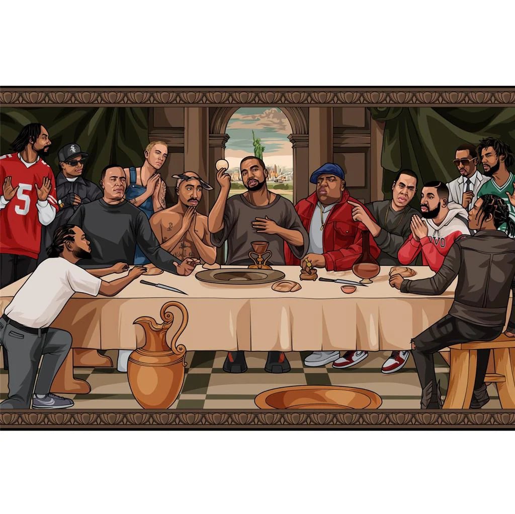 Hip Hop Plakat The Last Supper of Hip Hop - Supernerds