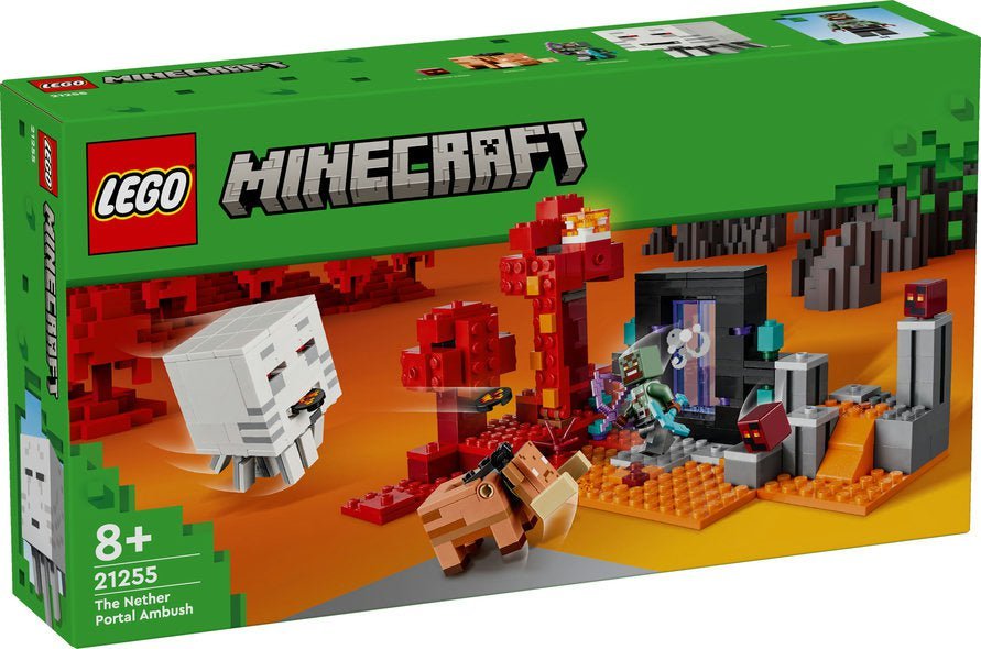 LEGO® Minecraft® Bakholdsangrep ved underverden 21255 byggelekesett (352 deler) - Supernerds