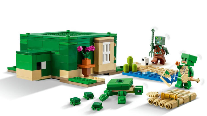 LEGO® Minecraft® Huset på skilpaddestranden 21254 byggelekesett (234 deler) - Supernerds