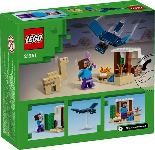 LEGO® Minecraft® Steves Ørkenekspedisjon 21251 byggelekesett (75 deler) - Supernerds