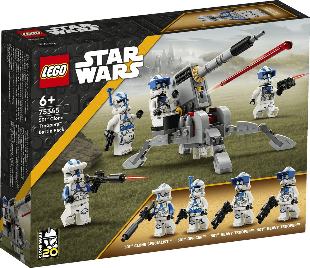 LEGO® Star Wars™ Stridspakke med 501st Clone Troopers™ 75345 byggelekesett (119 deler) - Supernerds