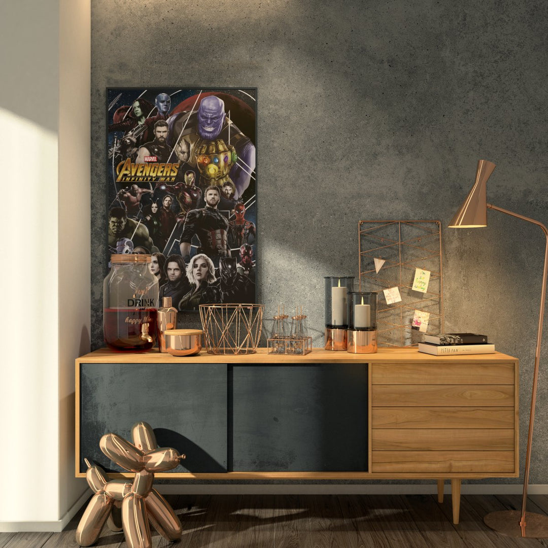 Marvel's The Avengers Infinity War Plakat Lineup - Supernerds