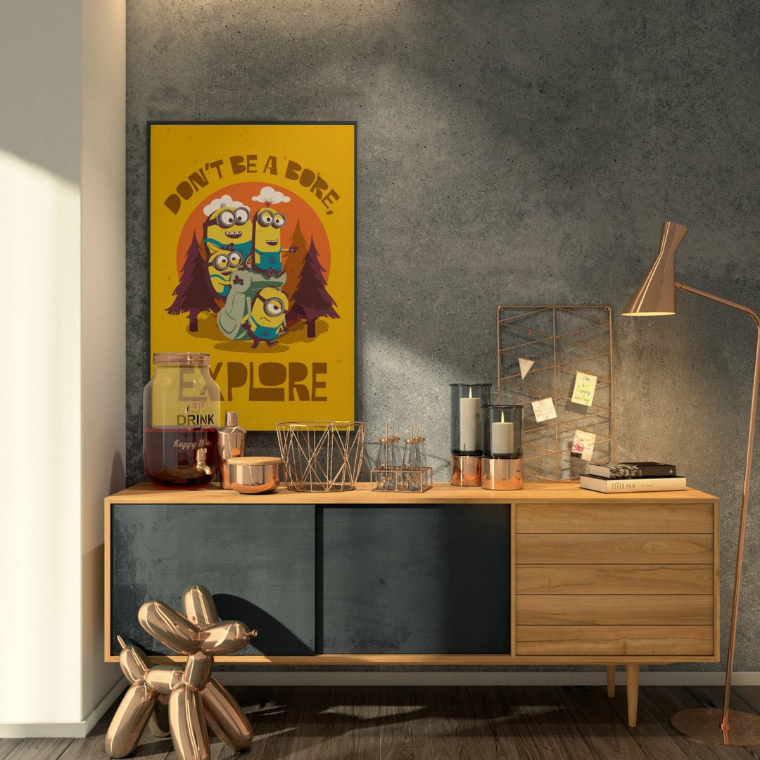 Minions Plakat Bore Explore - Supernerds