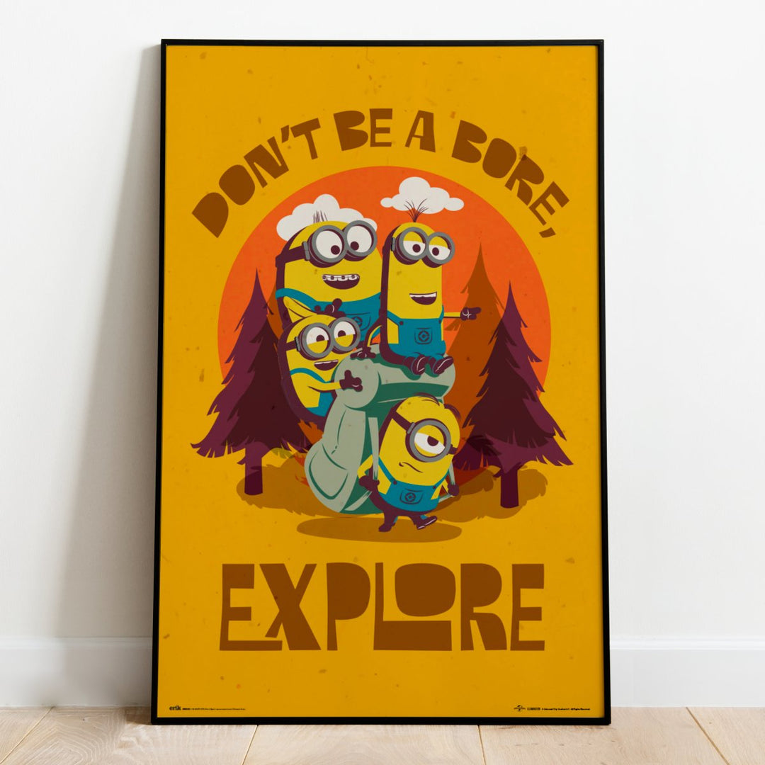 Minions Plakat Bore Explore - Supernerds