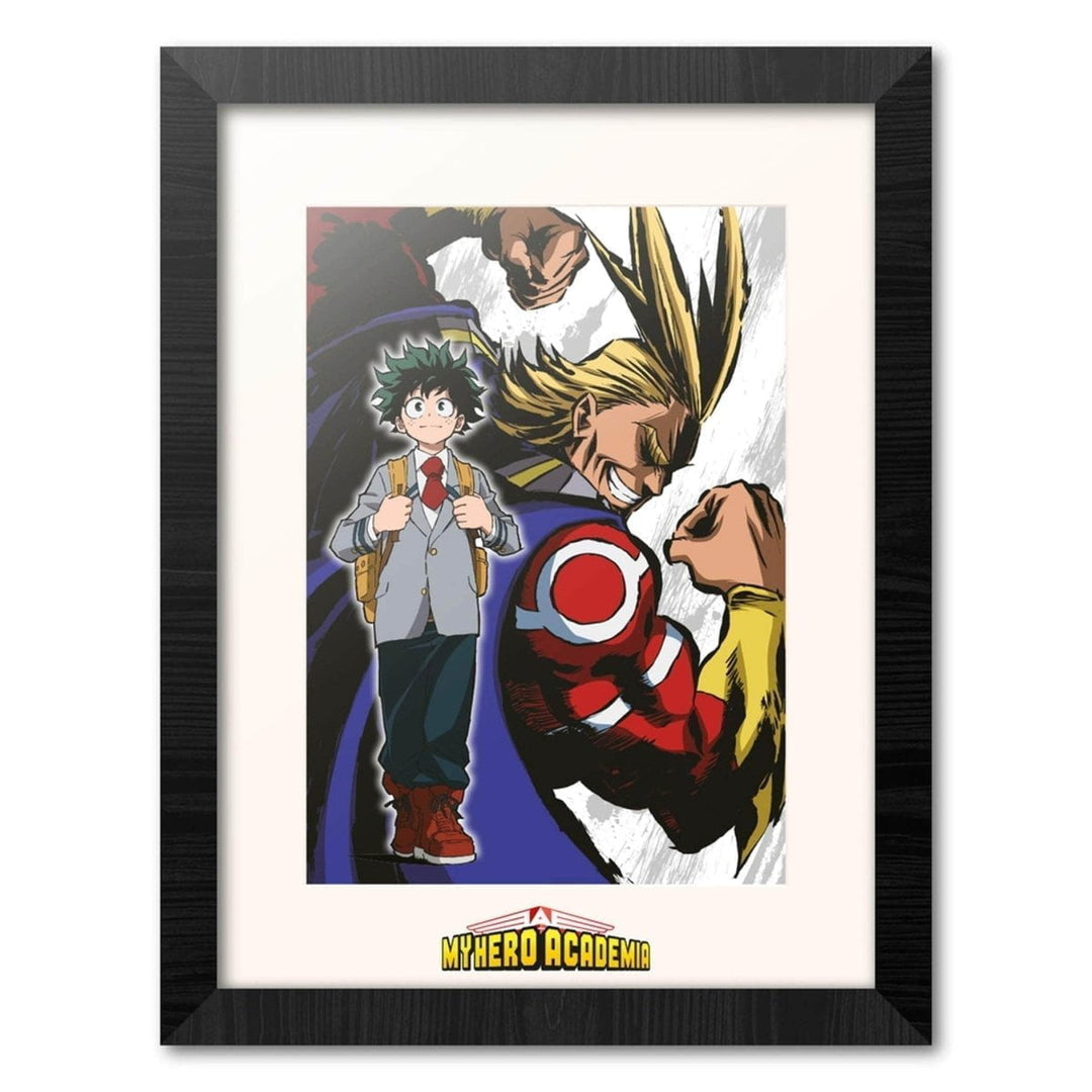 My Hero Academia Innrammet Bilde 30 x 40 cm First Season - Supernerds